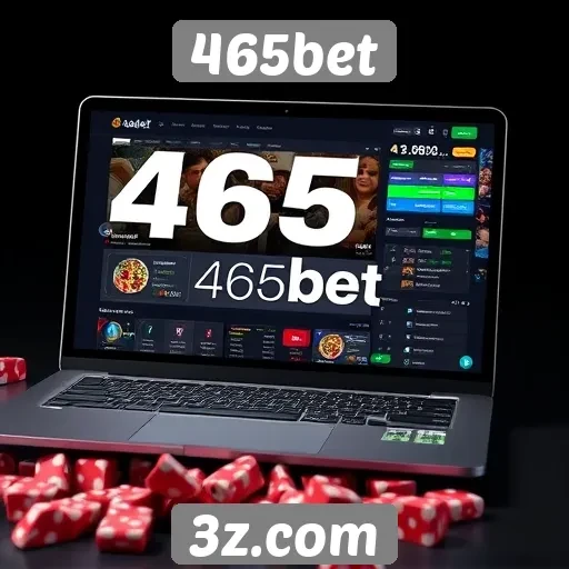 Interface e usabilidade do site de apostas 465bet