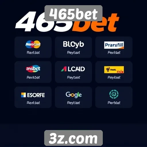 Opcões de pagamento disponíveis na plataforma 465bet