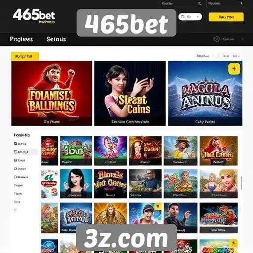 Exploração dos jogos populares no site 465bet