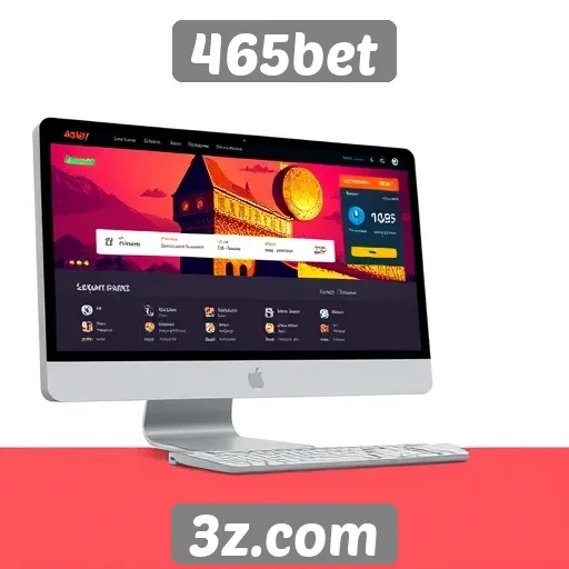 Análise da interface do usuário do site 465bet